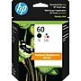 HP 60 Black/Tri-Color Standard Yield Ink Cartridge, 2/Pack (N9H63FN#140)~#|#~FE51B3A7-378B-40B8-99F958C6AC8FD47D_sc7