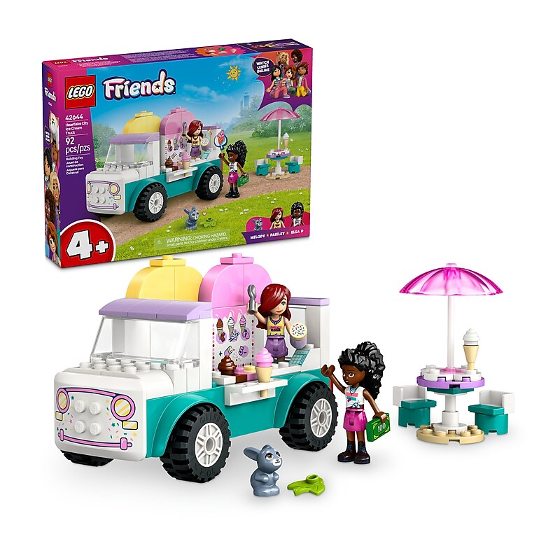 LEGO Friends Heartlake City Ice Cream Truck, 92 Pieces (42644) image 1