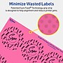 Avery Laser/Inkjet Round Multipurpose Labels, 2.5" Dia., Bright Pink, 360/Pack (94502)~#|#~FE53C0BD-91F6-40D4-ABDB8D941C821356_sc7