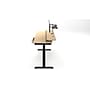 VersaDesk PowerLift Split-Level 72"W Electric Rectangular Adjustable Standing Desk, Maple/Black (PL2SD7230-BM)~#|#~FE547789-7537-4FB5-8A51CD0F43118D5B_sc7