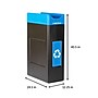 Commercial Zone Avante Polyethylene Recycling Container, 30-Gallon, Black (7873N104A)~#|#~FE58F01C-A074-458A-BD56F563BEF148AE_sc7