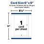 Avery Integrated Cards, 6" x 9", Matte White, 10/Pack (95281)~#|#~FE5C0778-4262-430D-B6FE61FD71D531DE_sc7