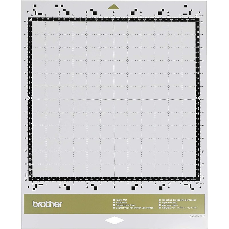 Brother ScanNCut DX Die Cutting Fabric Mat, 12" x 12" (CADXMATF12) image 1