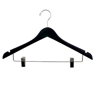 Nahanco 17" Wood Ladies' Concave Suit Hanger