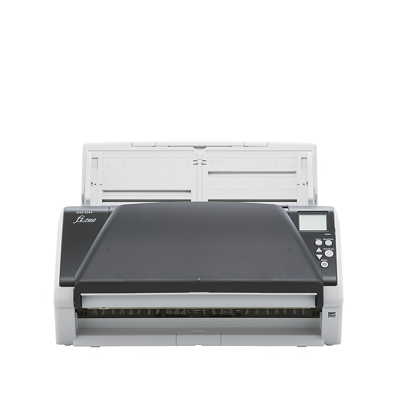 RICOH fi-7460 PA03710-B055 Duplex Document Scanner, Black/White image 1