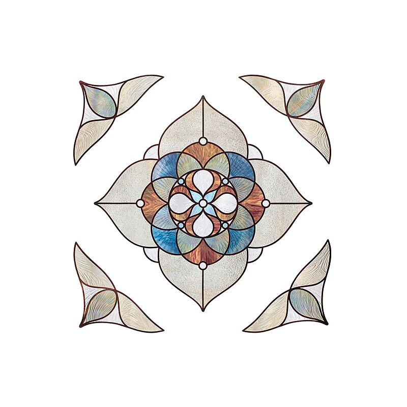 Artscape Venice Amber Accent Window Film, 12" x 12" (02-3713) image 1