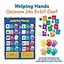 Learning Resources 22-Pocket Helping Hands Pocket Chart, 29.5" x 22" (LER2903)~#|#~FE6A9B3F-2FC6-4B87-91793B1172B7D47F_sc7