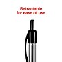 Staples Retractable Ballpoint Pens, Medium Point, 1.0mm, Black Ink, Dozen (50793-CC)~#|#~FE6F1832-53AC-4961-8BDA33126CCF0C62_sc7