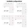 VersaDesk PowerLift 60"W Electric L-Shaped Adjustable Standing Desk, Gray/White (PLLSD6060-WG-APP)~#|#~FE6FC8E2-D3C2-435C-AEEE607AB8D173F2_sc7