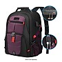 SaharaCase All-in-One Laptop Backpack, Large, Black/Purple (LT00088)~#|#~FE7099D3-E42E-4DE2-A3695D90ACB6F11A_sc7