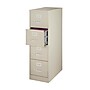 Staples Commercial 4-Drawer Vertical File Cabinet, Locking, Letter, Putty/Beige, 25"D (25162D)~#|#~FE78D6E5-3362-46BA-9119680D4C5C29D6_sc7