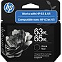HP 63XL / 65XL Black High Yield Ink Cartridge, Prints Up to 300 Pages (B7RT5AN)~#|#~FE7AF641-B0FD-421F-AB6B90AA1C25E3BD_sc7