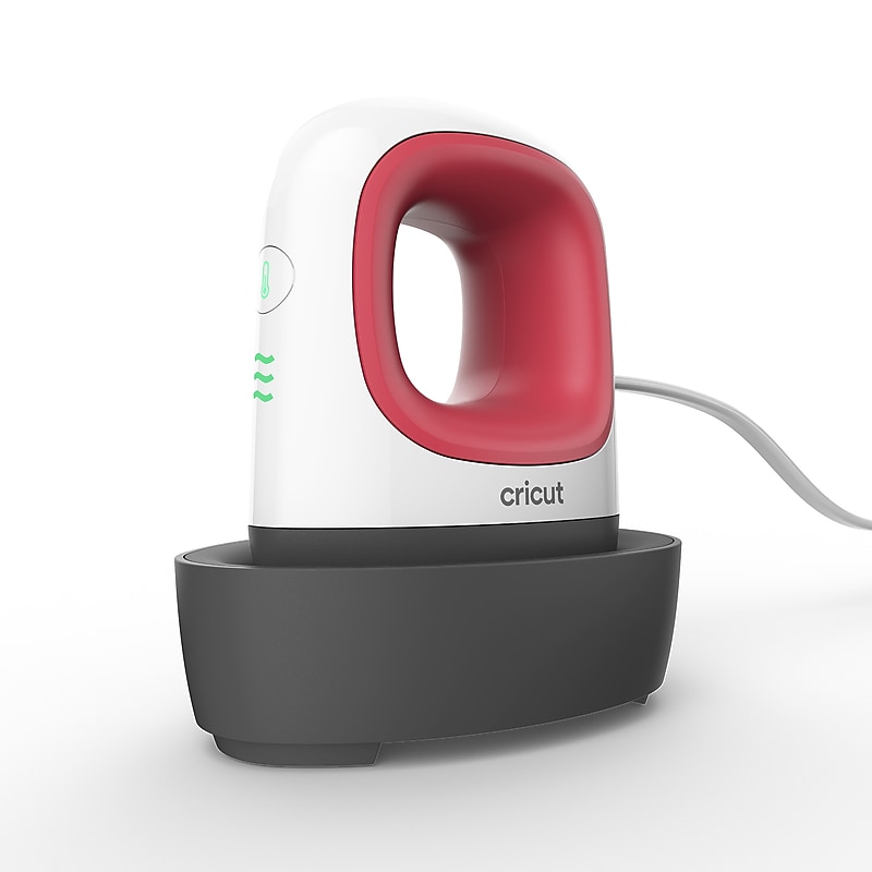 Cricut EasyPress Mini Compact Handheld Heat Press, Raspberry (2012215) image 1