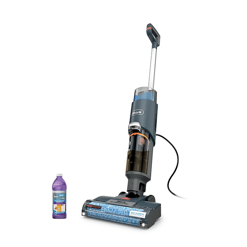 Shark HydroVac MessMaster Upright Vacuum, Bagless, Navy (WD161) image 1