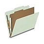 Medical Arts Press Pressboard Classification Folder, 1 Divider, 2" Expansion, Letter Size, Pale Green, 10/Box~#|#~FE8141C1-8CBF-4DA9-A51C1DEF605C07A1_sc7