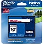 Brother P-touch TZe-232 Laminated Label Maker Tape, 1/2" x 26-2/10', Red On White (TZe-232)~#|#~FE818FFB-05A2-407B-A2AF737DDAC0C031_sc7