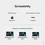 Plugable USB C Hub Multiport Adapter for Apple MagSafe 2 for MacBook Pro, Air M2~#|#~FE829B94-84E3-4A23-8A06755FD7FDF070_sc7