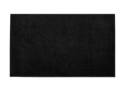 M+A Matting ColorStar Commercial Wiper Entrance Floor Mat, Smooth, 3′ x 5′ Solid Black (100435140) Sansujyuku sansujyuku.com
