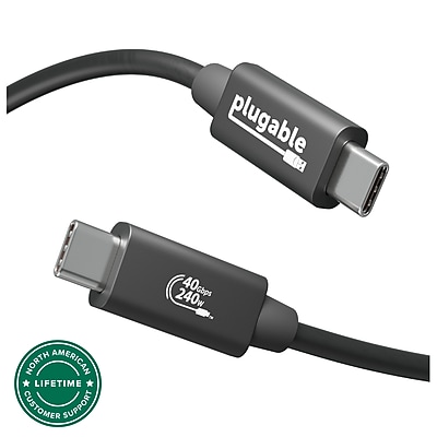 Plugable USB4 EPR 3.3' Cable, 240W