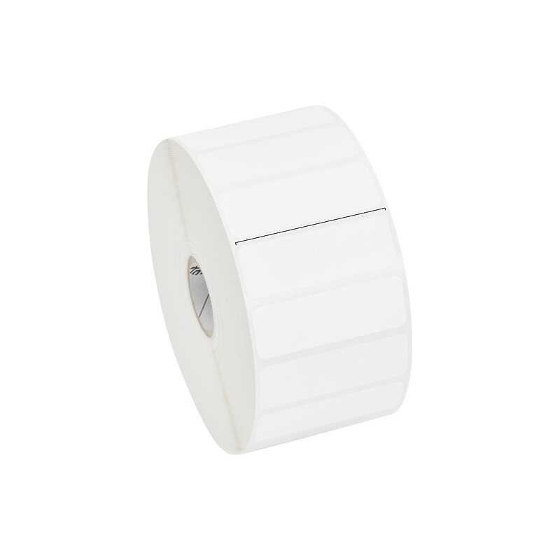 Zebra® Z-Select® 92071 4000T Paper Thermal Transfer Label, White, 3/4"(L) x 2 1/4"(W) image 1