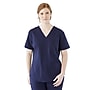 Medline Lex AVE Women's 3-Pockets V-Neck Scrub Top, Navy, X-Large (4802NVYXL)~#|#~FEA37497-68A0-4243-A3DA37002F577FD8_sc7