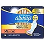 Always Ultra Thin Overnight Cotton Maxi Pads with Wings, Size 4, 16/Pack, 6 Packs/Case (12851)~#|#~FEA4A7B9-314F-4F73-9B1DE134FECA995D_sc7