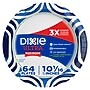 Dixie Ultra 10" Paperboard Plates, Multicolored, 64 Plates/Pack(16525)~#|#~FEA7A14E-1BC8-45F3-9CEAEB8EC00D8D2C_sc7