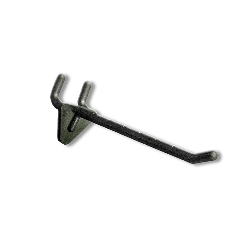Global Approved  Opaque Plastic Hook, Clear - Pkg Qty 50