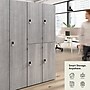 Bush Business Furniture Assure 72"H Single Tier Platinum Gray Storage Lockers (AUS230PGK)~#|#~FEB0CD55-3341-45EE-85678D3B474EFF2B_sc7