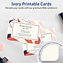 Avery Integrated Cards, 3.5" x 5", Matte Ivory, 40/Pack (95341)~#|#~FEBAFD88-976C-41E6-A7151E5B858E55E6_sc7