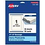 Avery Integrated Cards, 6" x 9", Matte Ivory, 50/Box (95281)~#|#~FEBCE86B-8FFB-4979-ABA7A4E890078EBE_sc7