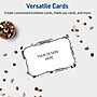Avery Rectangle Matte Blank Card, White, 20/Pack (19479371029)~#|#~FEC0756D-A60D-4328-8B501EDB28865714_sc7