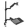 Mount-It! Single Monitor Sit-Stand Desk Mount with Keyboard Tray, Up to 32", Black (MI-7995)~#|#~FEC14A37-AD28-49CB-9EE1CF189A79CE3A_sc7