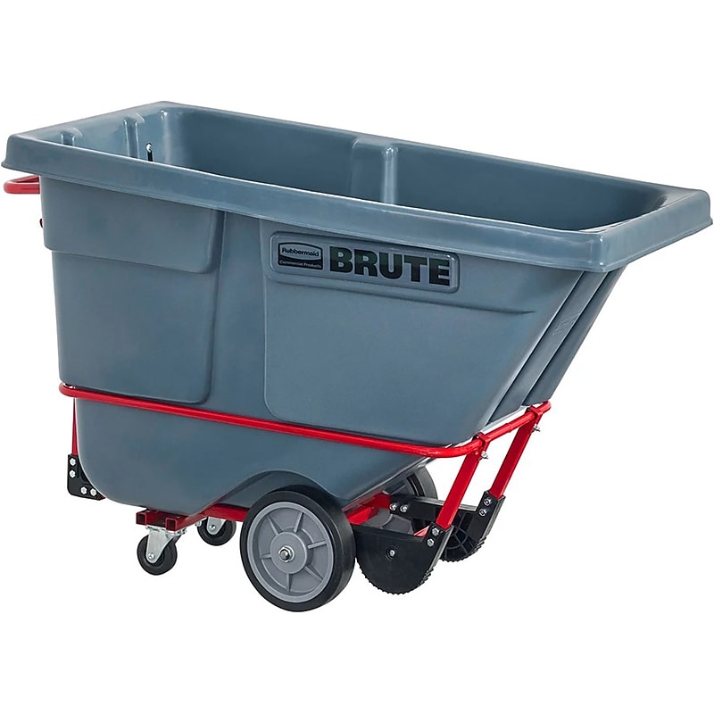 Rubbermaid Brute Heavy-Duty Tilt Truck, 0.5 Cu. Yd., Gray (2192465) image 1