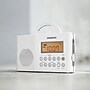 Sangean Wireless Portable 3-Band AM/FM/Weather-Alert Shower Clock Radio, Water Resistant, White (H201)~#|#~FEC5D376-4570-4C94-A04040DB72634E36_sc7