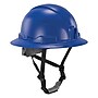 Ergodyne Skullerz 8963 PC-ABS Type II, Class E, 6-point Ratchet Suspension Full Brim Safety Helmet, Blue (60543)~#|#~FEC809DE-4F27-451B-85CF6CB1BE3FBAD4_sc7