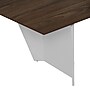 Regency Array 192"W x 48"D Conference Table with Grommet, Neo Walnut/White (ACT19248NWWH)~#|#~FECEB4DE-F44C-4D50-B7B4B66592F865A1_sc7