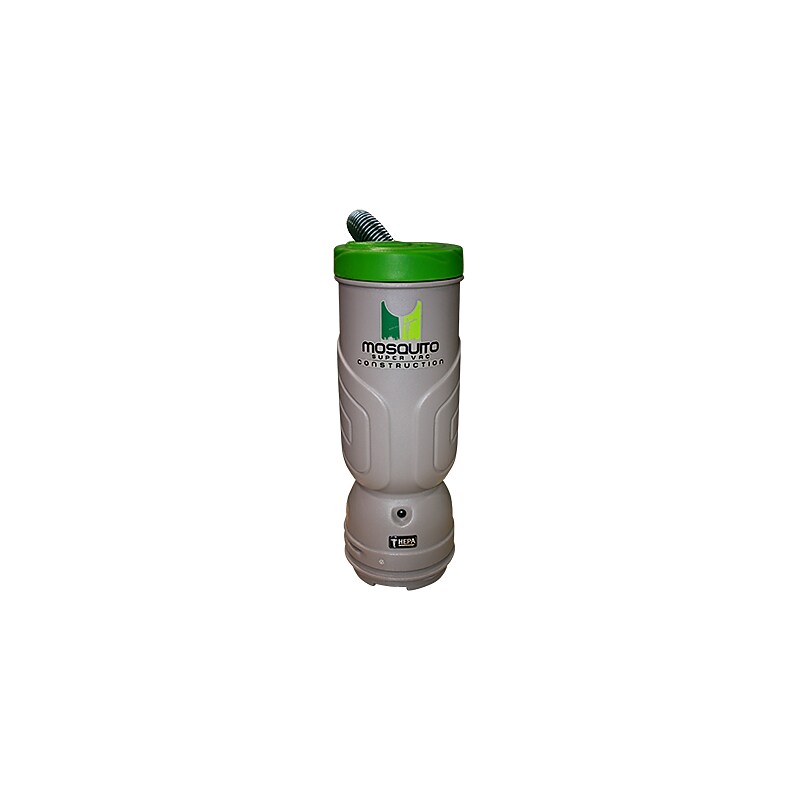 Mosquito Super Vac Construction Backpack Vacuum, Bagged, Gray (10-1013) image 1