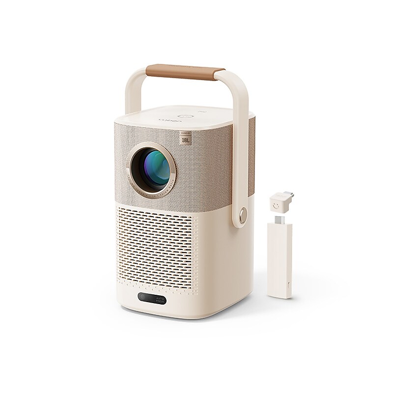 Yaber T2 Plus Wireless Portable Full HD LCD Theater Projector with Google TV Dongle Lunar Rock (T2PLus) image 1
