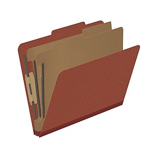 Medical Arts Press Pressboard Classification Folder, 2 Dividers, 2