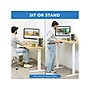 Mount-It! 55"W Electric Rectangular Adjustable Standing Desk, Maple/White (MI-18097)~#|#~FED73041-354B-4EC5-88D256F40405449A_sc7