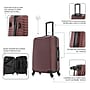 DUKAP Adly 25.39" Hardside Suitcase, 4-Wheeled Spinner, TSA Checkpoint Friendly, Wine (DKADL00M-WIN)~#|#~FEDB6FF5-A0A5-400F-B844129389B20F53_sc7