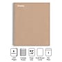 Staples Premium 5-Subject Notebook, 8.5" x 11", College Ruled, 200 Sheets, Brown (TR52122)~#|#~FEDEA18E-EEEF-49F6-A725B5F85E701816_sc7