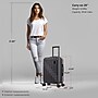 DUKAP Zahav 21.04" Hardside Carry-On Suitcase, 4-Wheeled Spinner, TSA Checkpoint Friendly, Black (DKZAH00S-BLK)~#|#~FEE1CDEA-1559-4F5F-BB4D0C18D8EEBAF1_sc7