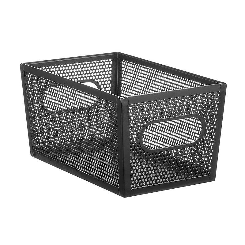 mDesign Steel Organizer, Matte Black (24447W) image 1