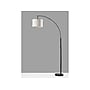Adesso Bowery 73.5" Black Marble Floor Lamp with Drum Taupe Shade (4249-01)~#|#~FEE5BBEF-0C27-4028-A1902FC35E94A5DA_sc7