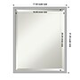 Amanti Art Hera Chrome Frame Wall Mirror, 21" x 17" (A42675343025)~#|#~FEE80D75-ADA2-4033-B445536886A49A15_sc7