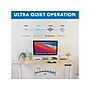 Mount-It! Ultimate 55"W Electric Rectangular Adjustable Standing Desk, Maple/White (MI-18077)~#|#~FEEEA2C2-F345-48CC-A55EE80A193EE3B9_sc7