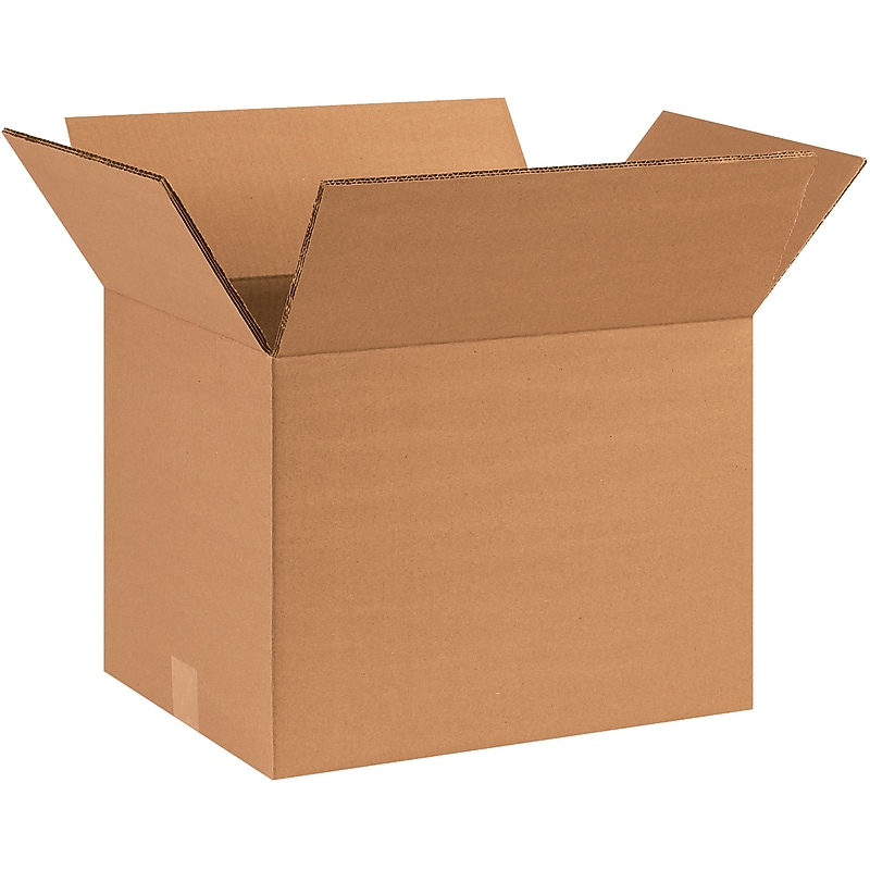 14" x 10" x 10" Heavy Duty Shipping Boxes, 48 ECT, 15/Bundle (HD141010DW) image 1