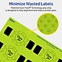 Avery Printable Decorative Edge Multipurpose Labels, 1.5" x 3.5", Bright Green, 200/Pack (94122)~#|#~FEF3E1BB-377B-4FF5-B78876E7A690D2C2_sc7